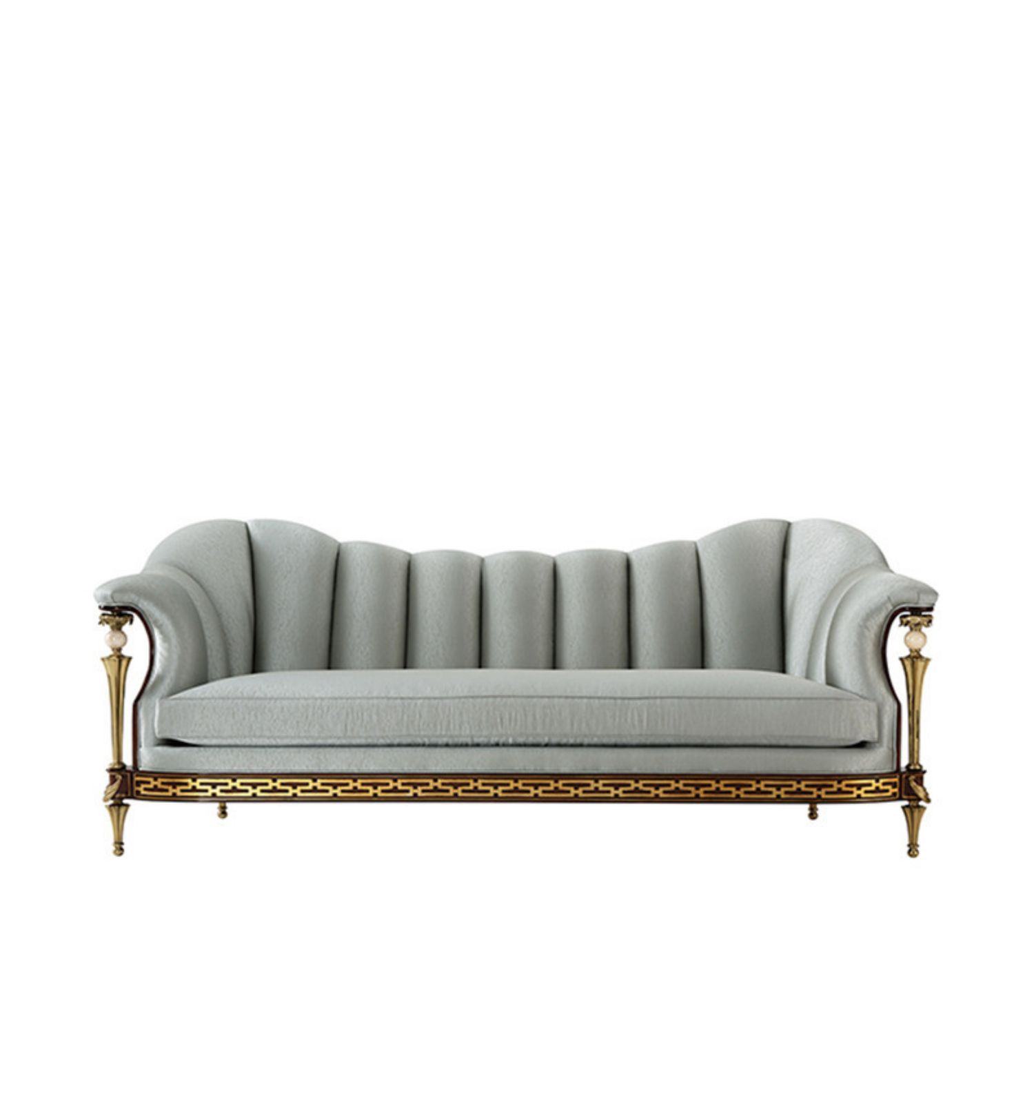 亚历山大四人沙发别墅大宅会所奢华三人沙发英式欧式古典三人沙发