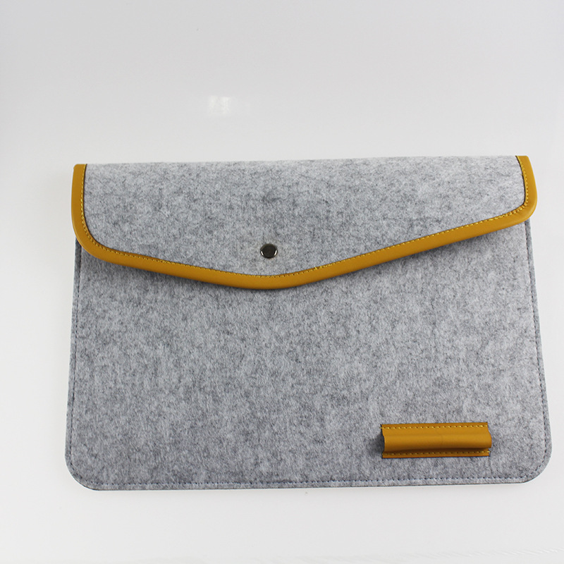 毛毡包定制 毛毡收纳包 电脑内胆包 毛毡布2mm 毛毡文件包