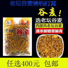 西部风鱼饵老坛谷麦谷子小麦玉米甜薯谷麦混合打窝钓饵鲫鲤窝料