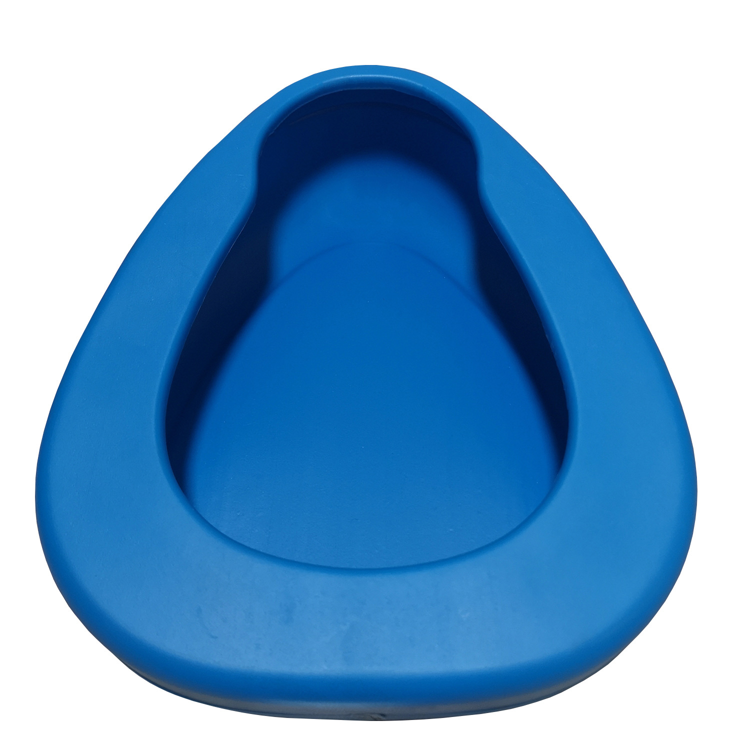 厂家直供医院用蓝色小号塑料大便盆老人卧床便盆接尿盆坐便器