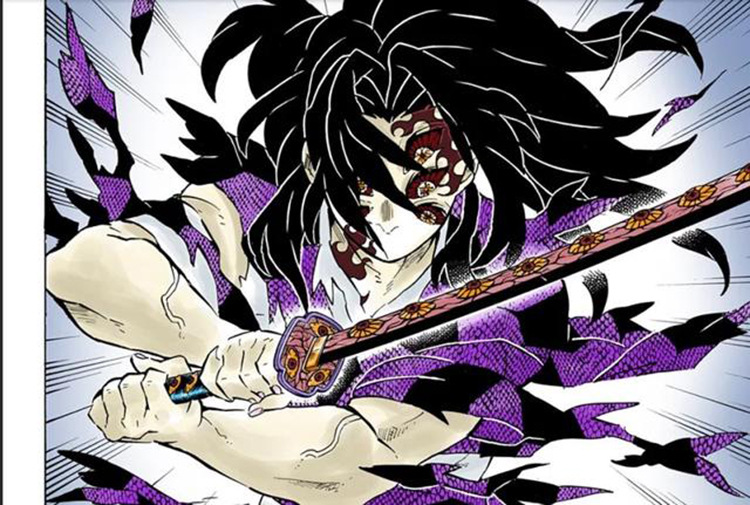 cosplay道具鬼灭之刃一哥上弦之壹黑死牟cos动漫道具