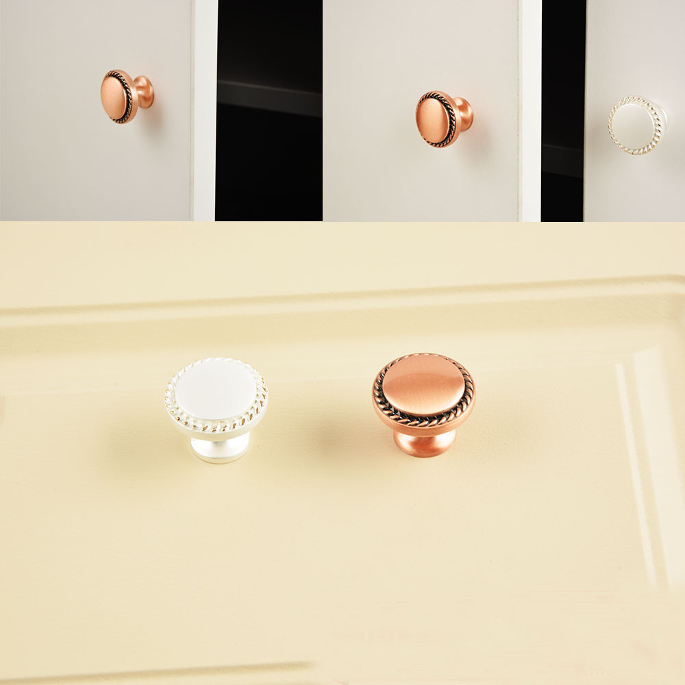 原款橱柜抽屉拉手北欧圆形白银衣柜门把手现代简约欧式柜子小拉手