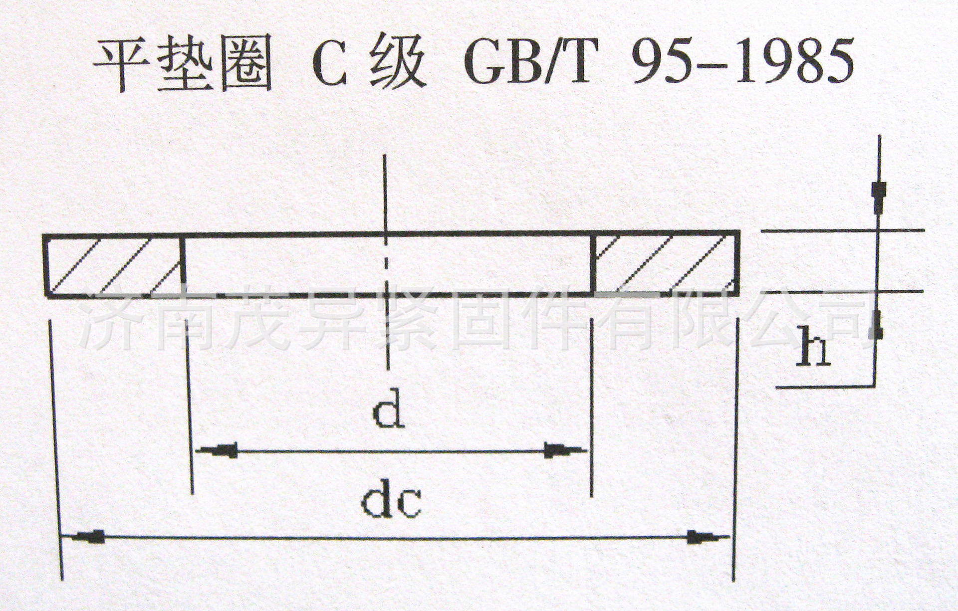 塑料平垫圈 c级gb/t95-1985