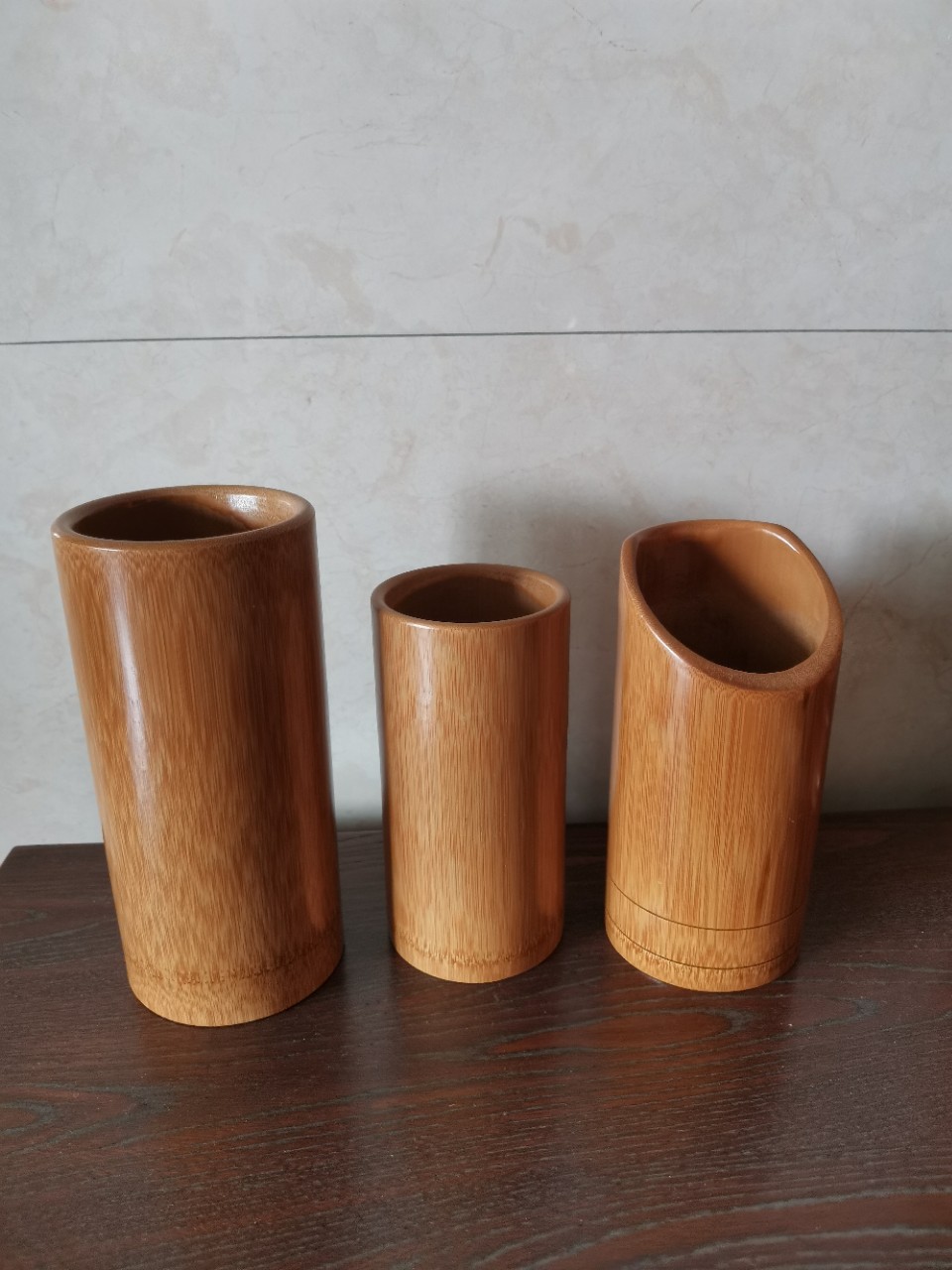 简洁大方的竹子制品竹筒笔筒筷子筒茶匙茶刀收纳筒书房摆件竹筒