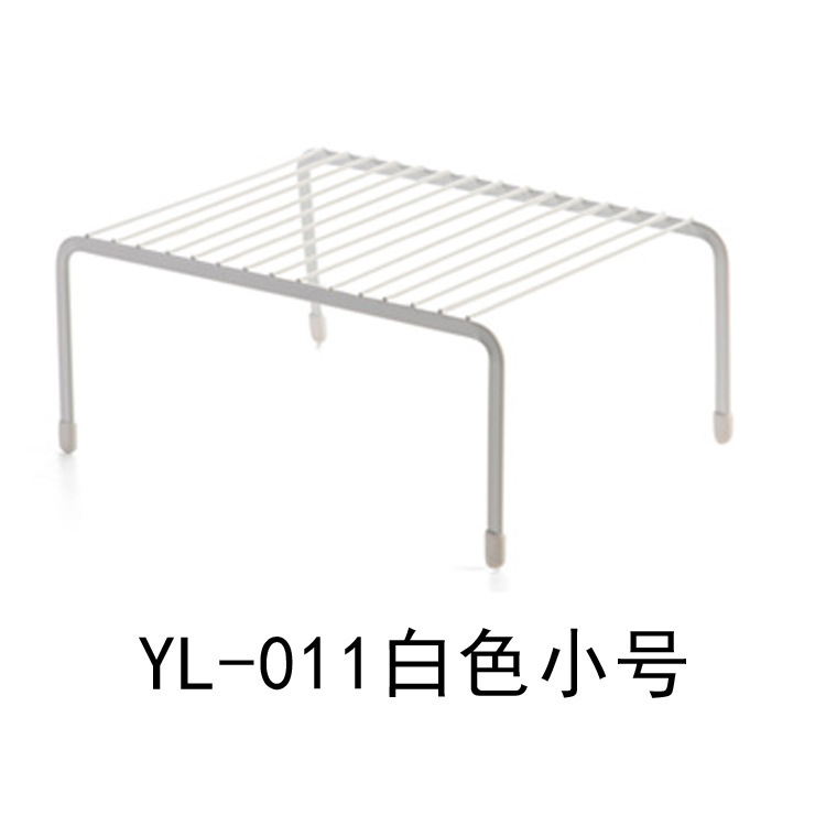 Iron Floor Single-Layer Storage Rack Seasoning Dish Rack Kitchen Desktop Cabinet Sink Draining Rack Storage Rack