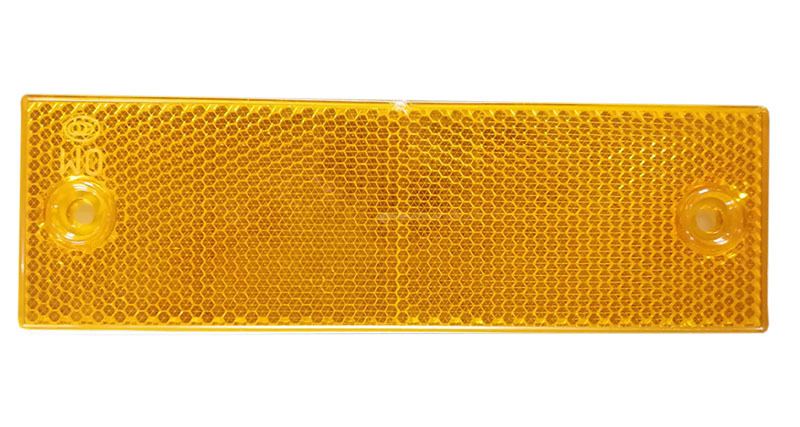 货车回复反射器 大车车身反光板 红白黄反光器 车身标识贴反光条