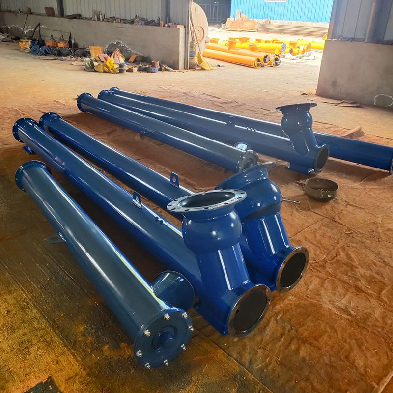 河南供货螺旋输送机 管式 垂直蛟龙输送机 粉煤灰提升送料机