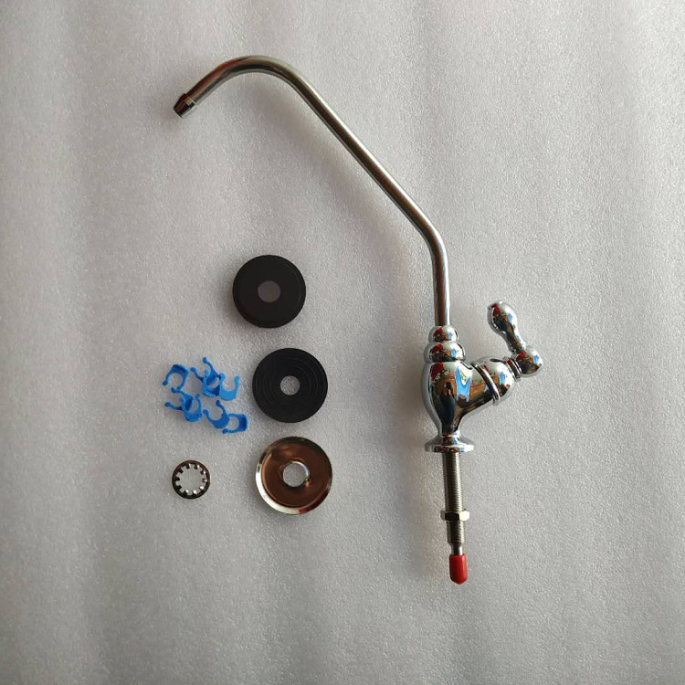 美的净水器配件水龙头单出水双出水304不锈钢铜芯原厂正品大弯头