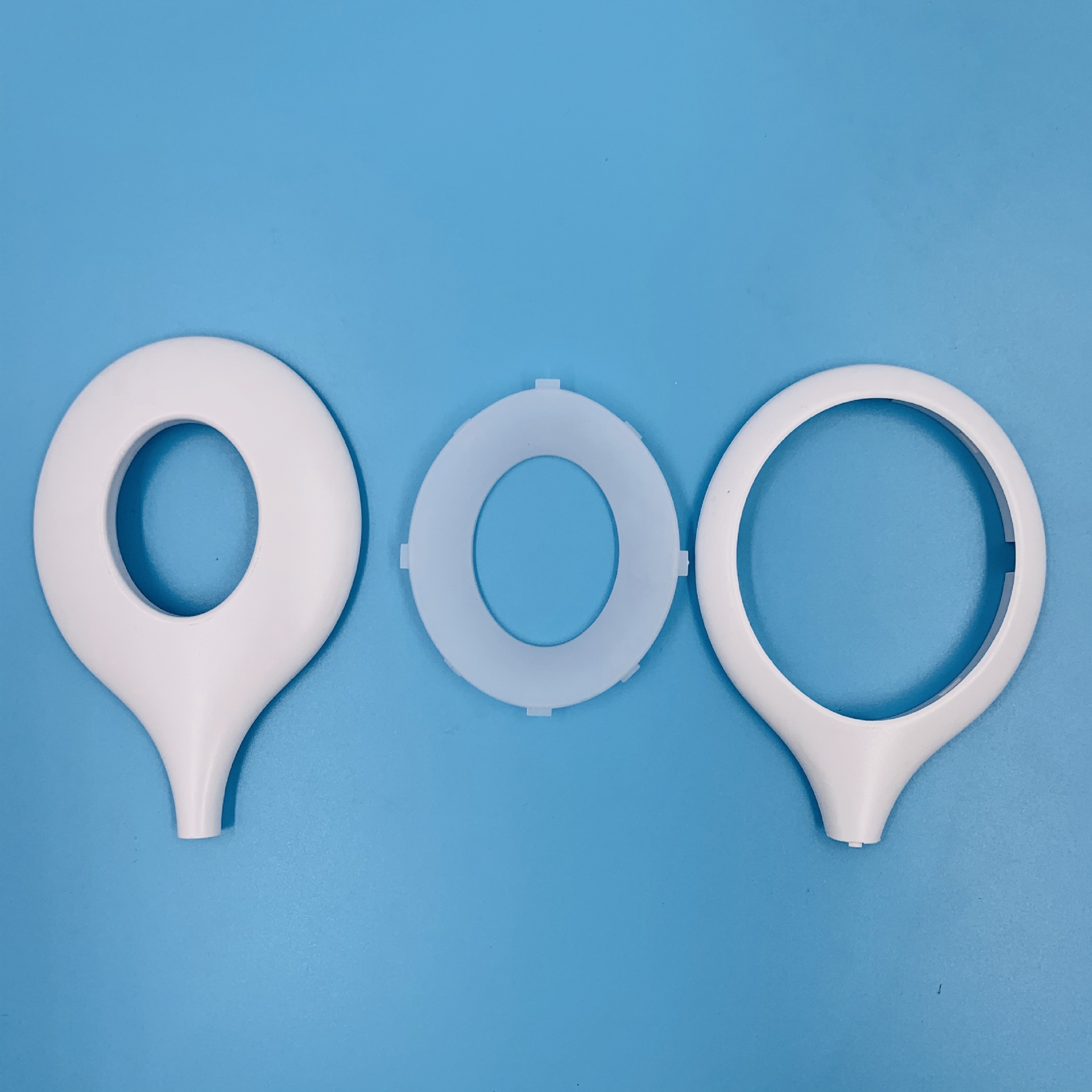 led台灯外壳台灯圆圈灯头塑胶套件配件小台灯套料批发