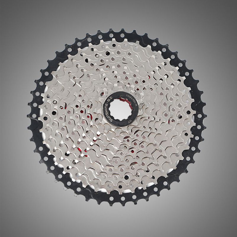 山地自行车11速飞轮11-46t卡飞专业爬坡大齿轮镂空设计配件批发