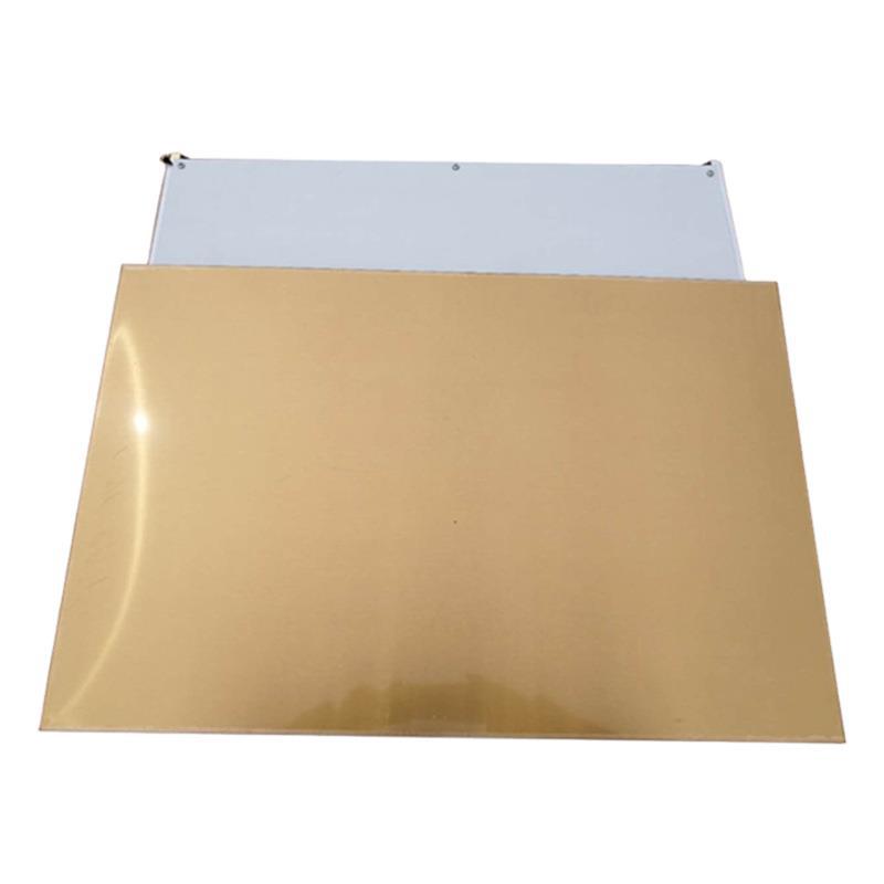 多省包邮】钛金牌空白不锈钢广告公司铜牌金属门牌匾uv腐蚀40*60