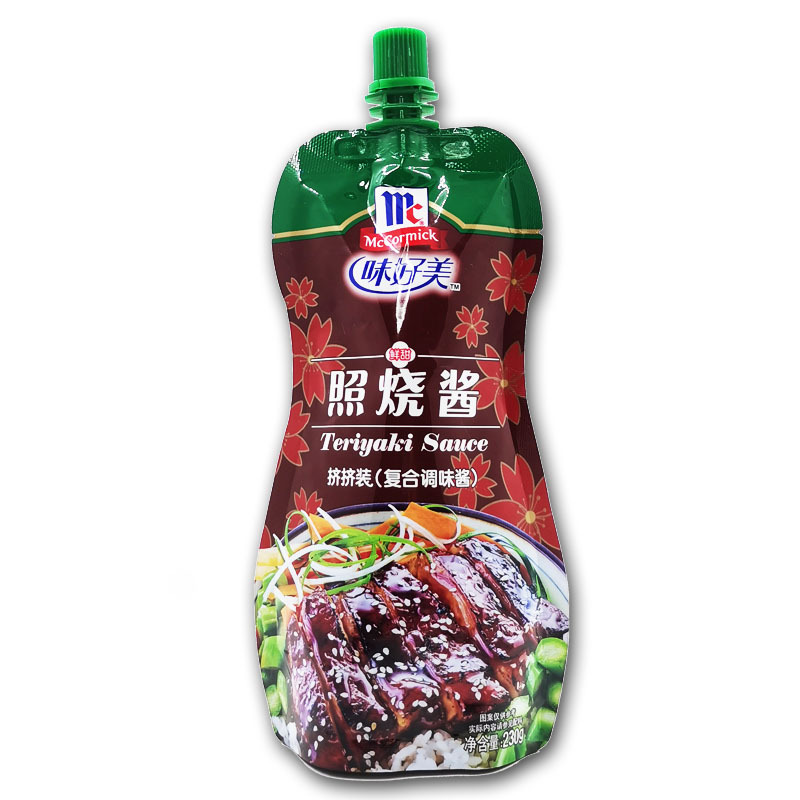味好美bbq烧烤酱230g*12包 挤挤装 烤前腌制烤中刷酱餐桌沾酱