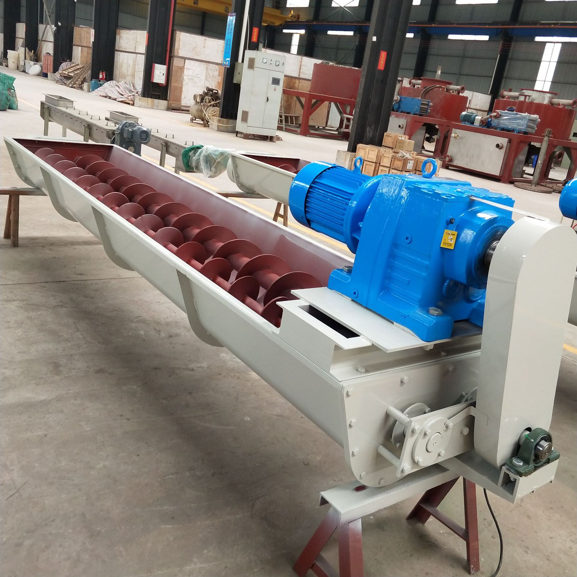 双轴螺旋输送机绞龙螺旋输送机u型螺旋输送机