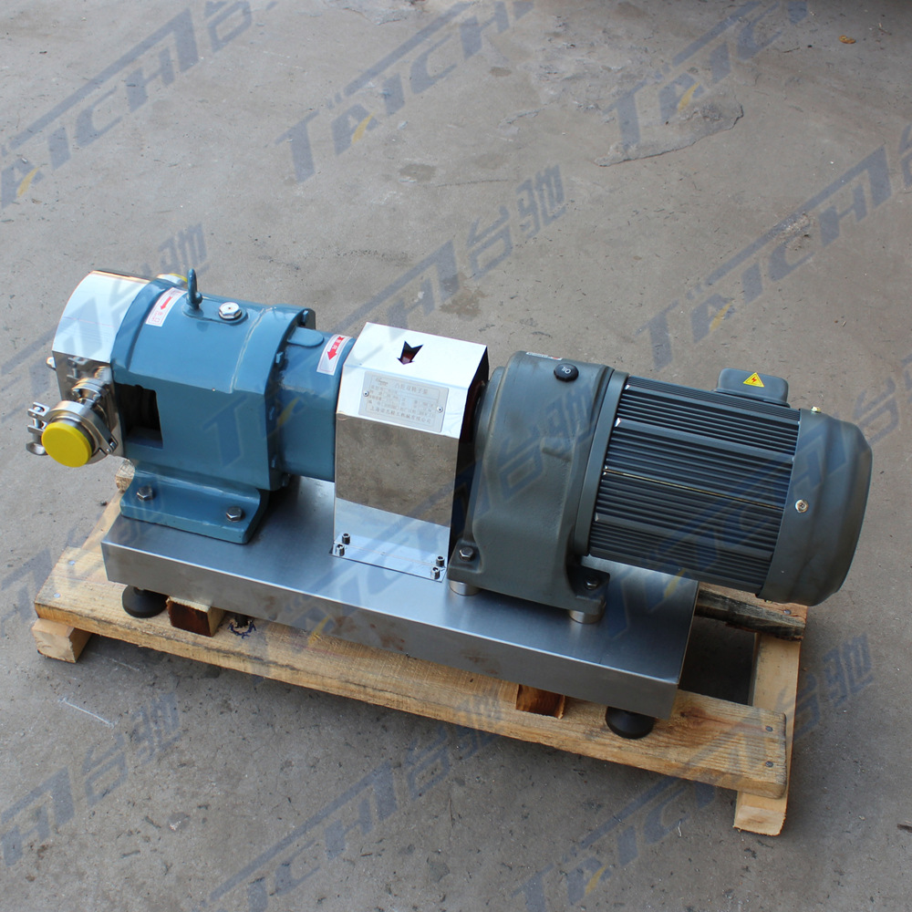 转子泵不锈钢 凸轮式双转子泵 高粘度转子泵 齿轮减速转子泵