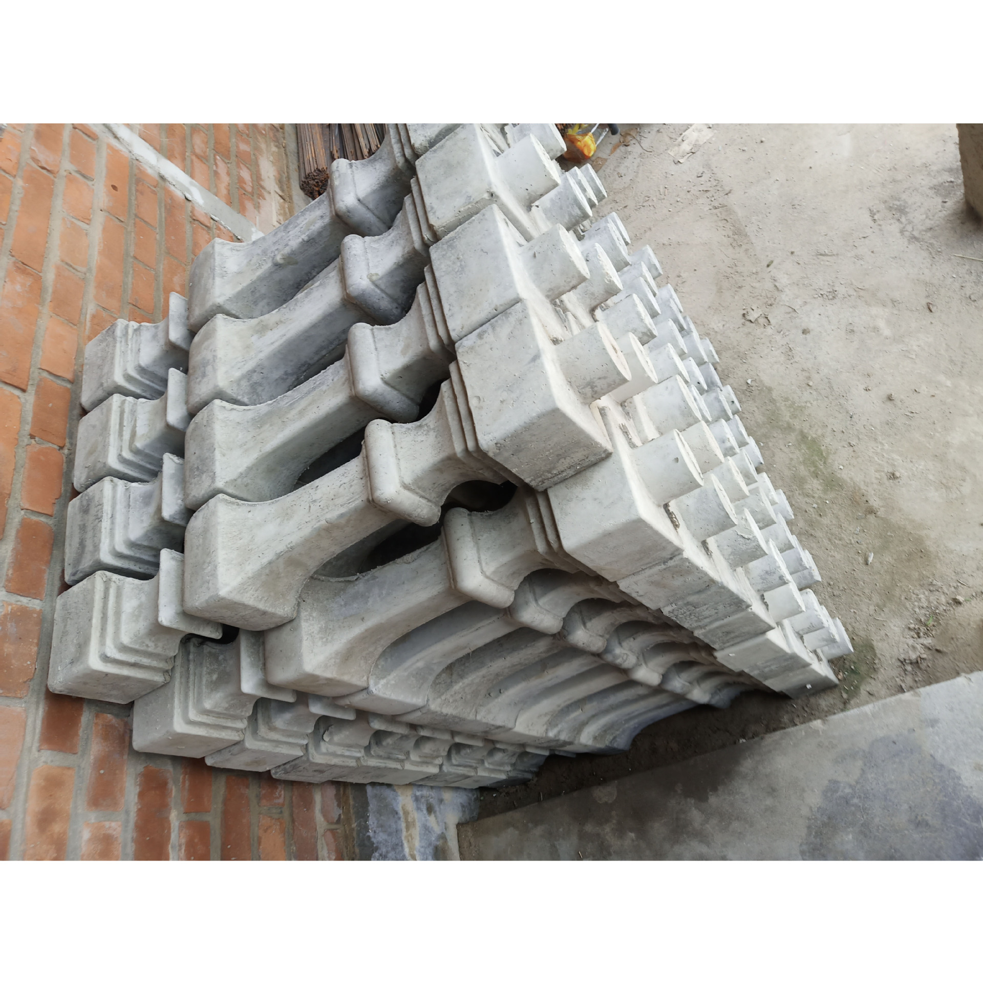 罗马柱窗套水泥构件别墅壁画模具北京grc屋檐线条栏杆浮雕现浇