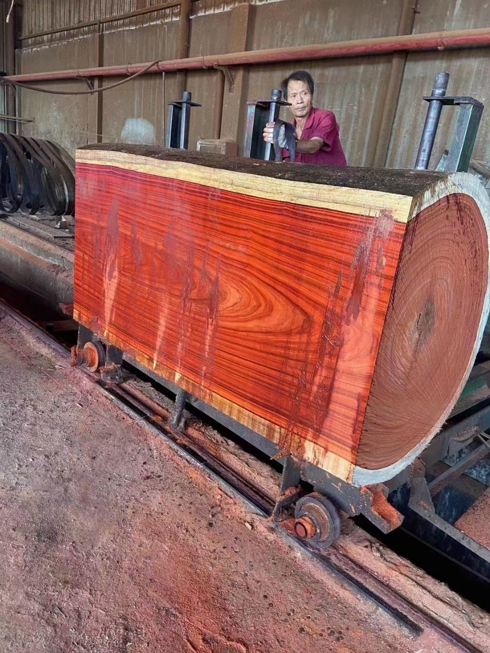 红花梨木材板材非洲紫檀木红檀木刚果红花梨喀麦隆红花梨规格料