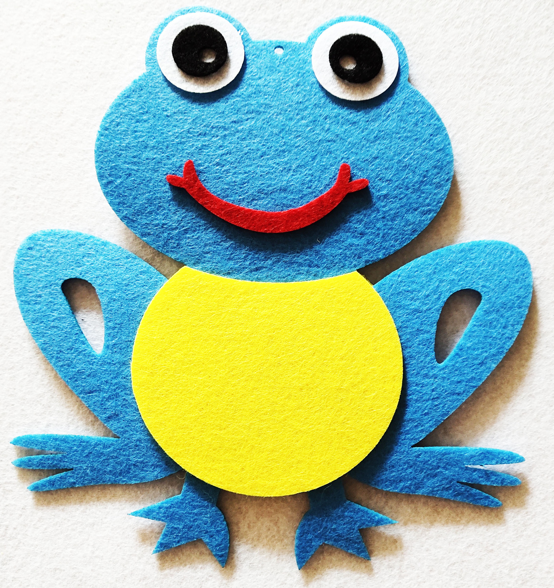 工厂直销双面卡通青蛙吊饰幼儿园空中挂饰蛤蟆无纺布样品