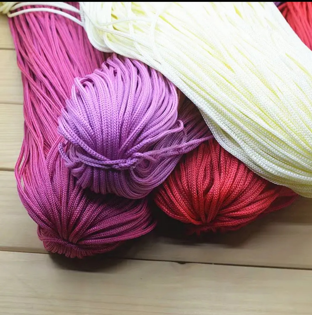 轻体冰丝线钩帽子的线钩包粗空心线亮丝线手工编织夏季遮阳帽子线