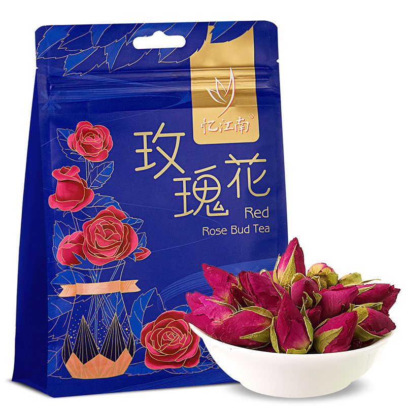 商超同款忆江南茶叶女人茶花茶100g袋装玫瑰花茶