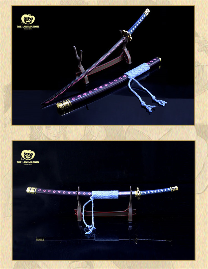 正版航海王动漫周边五老星初代鬼彻索隆秋水和道一文字武器模型