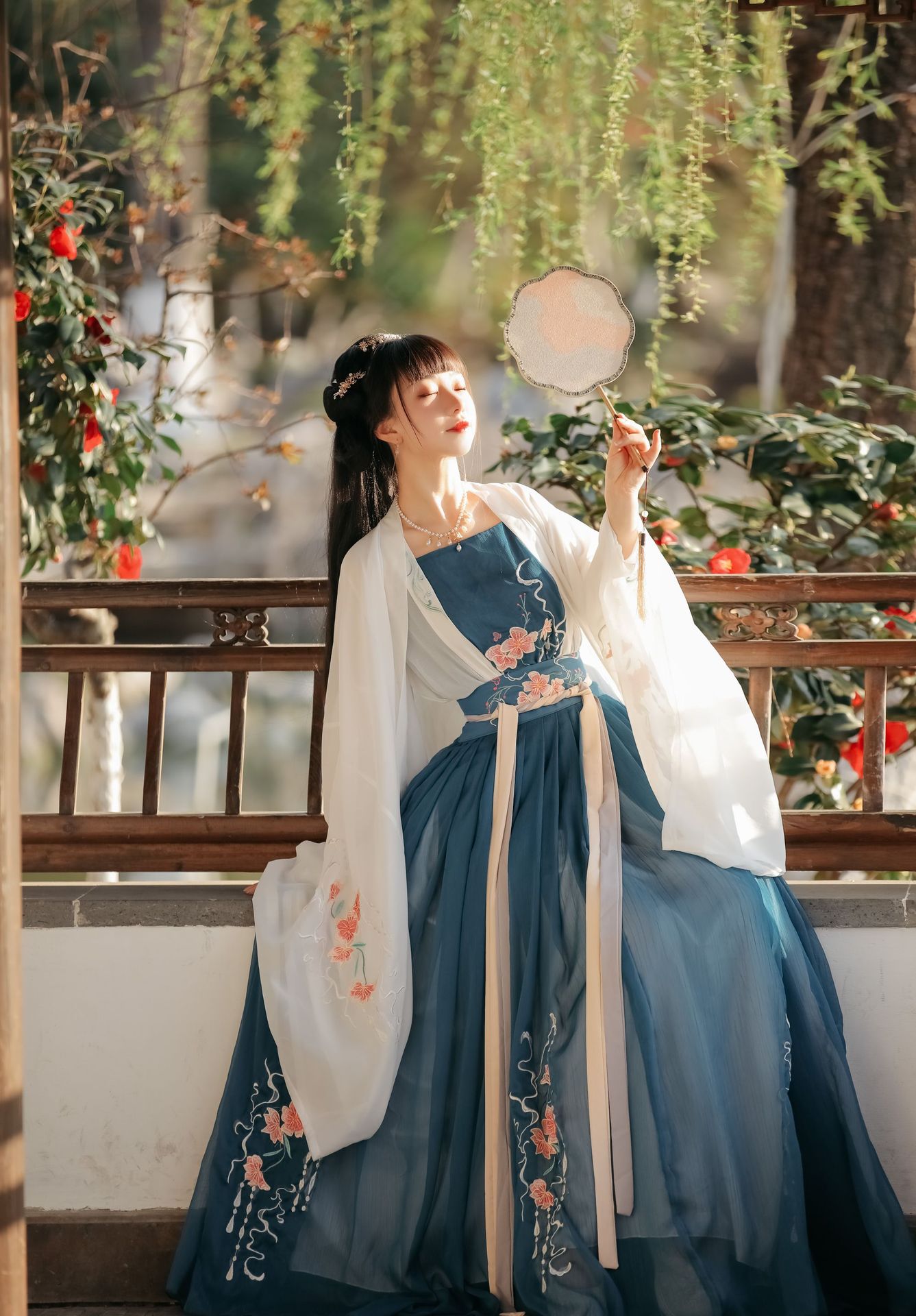 含娇汉服女学生齐腰襦裙广袖夏季仙气日常可穿6米摆汉服全套