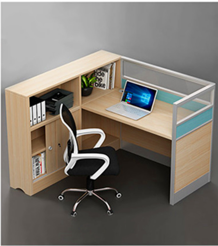 屏风办公桌隔断屏风职员四人位办公桌简约现代办工作桌屏风双人