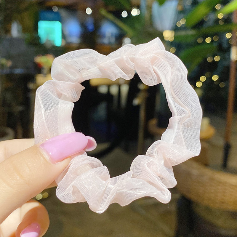 网红大肠圈韩式少女森系网纱皮筋ins简约绑头发女童可爱发圈头绳