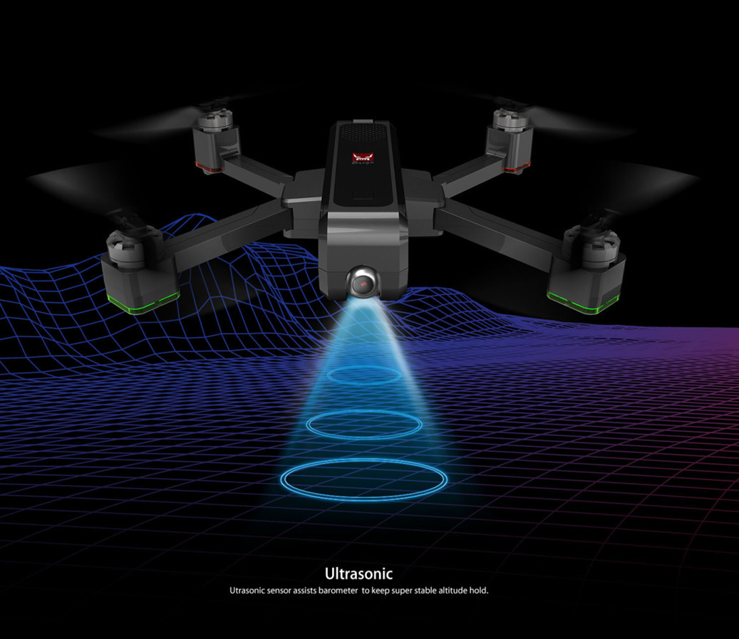 美嘉欣b4w 4k清超声波gps无刷无人机专业防抖超清四轴飞行器
