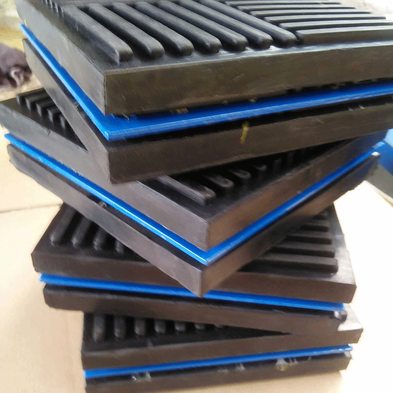 0成交0件sd型橡胶减震垫 橡胶减震器风机水泵空调隔振垫 双层钢板隔振