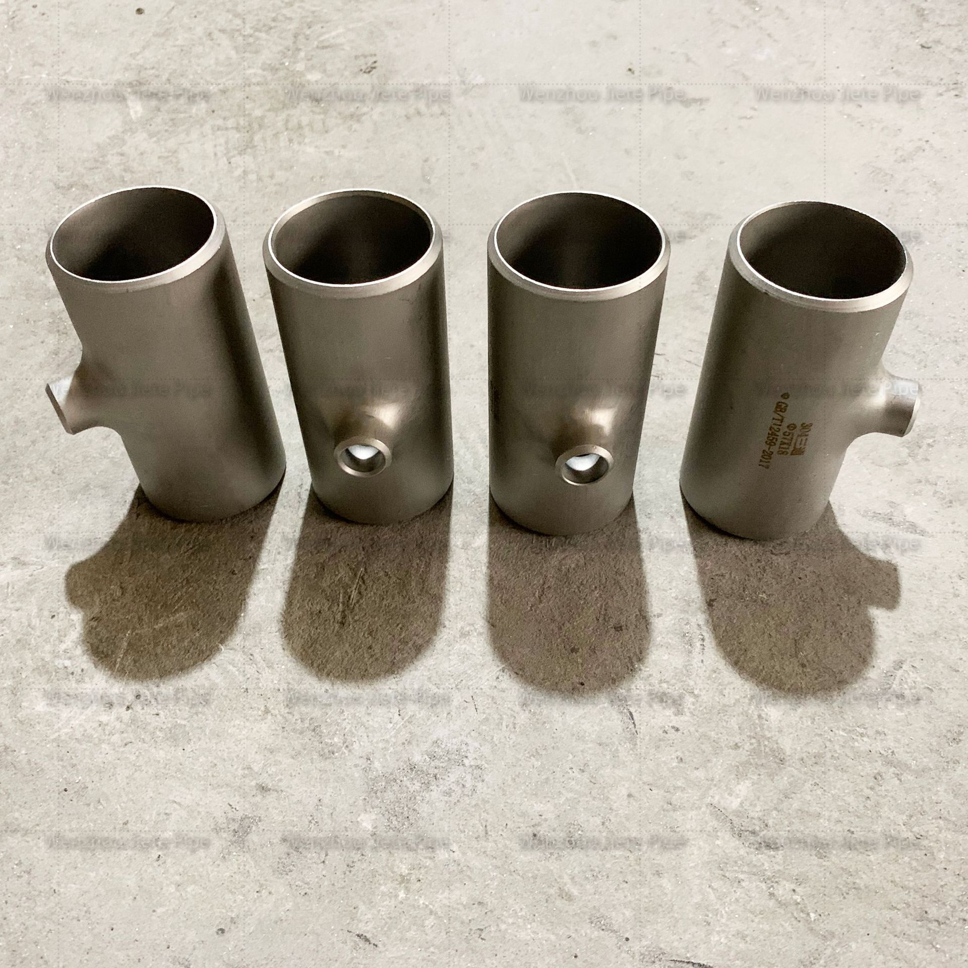 工业级sus304不锈钢管件三通焊接冲压冷压接头异径管国标无缝工厂