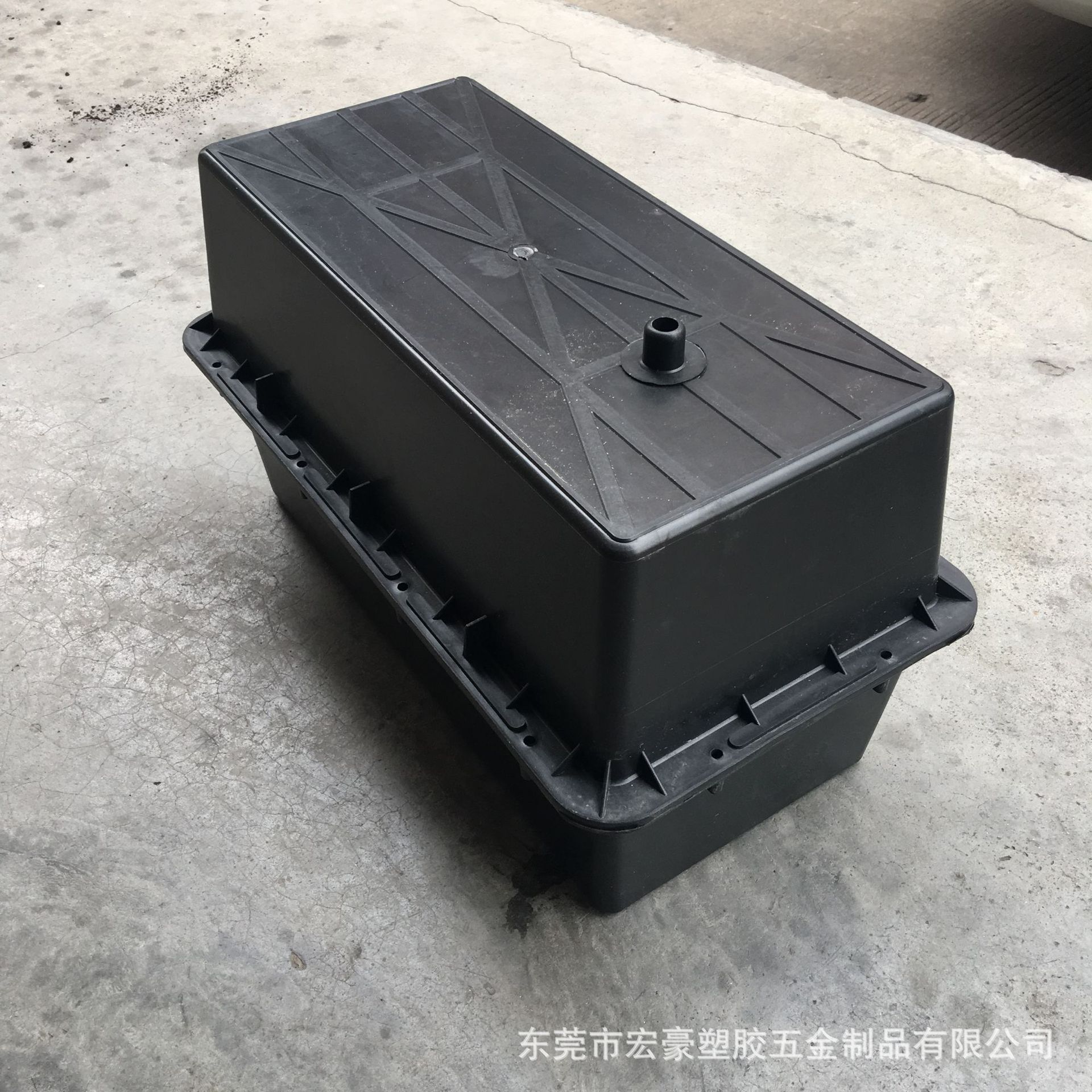 供应pp材质蓄电池箱 太阳能蓄电池地埋箱防酸碱腐烂 东莞宏豪现货