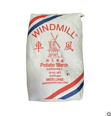 原装荷兰进口风车生粉超级生粉25kg 马铃薯淀粉土豆生粉太白粉
