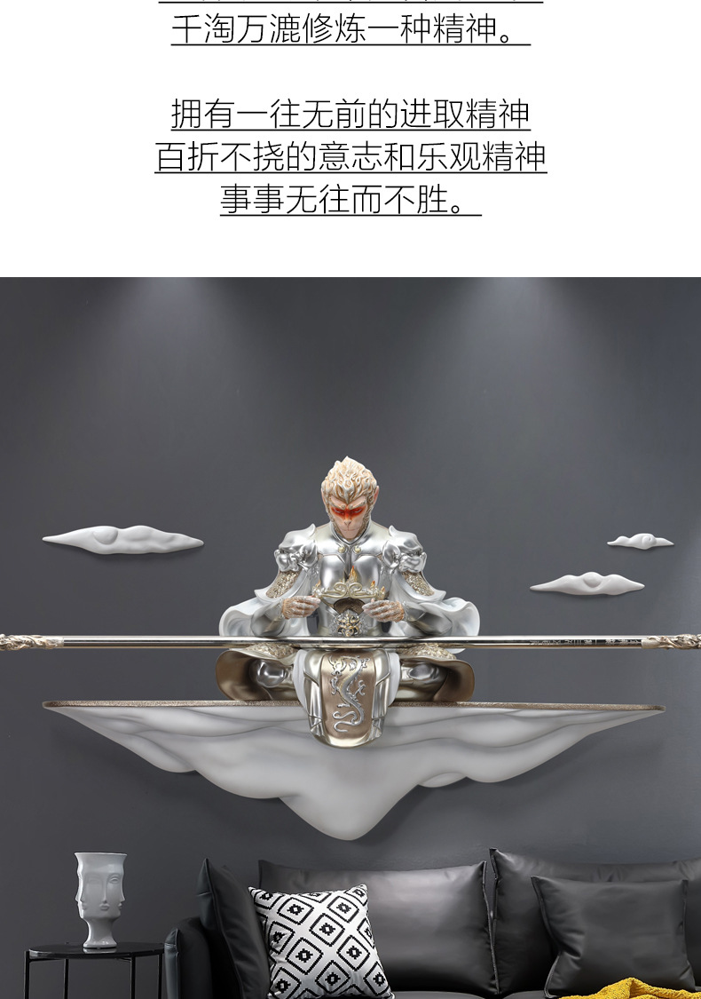 斗战胜佛玄关餐厅墙面挂件孙悟空立体浮雕画客厅沙发背景墙装饰画