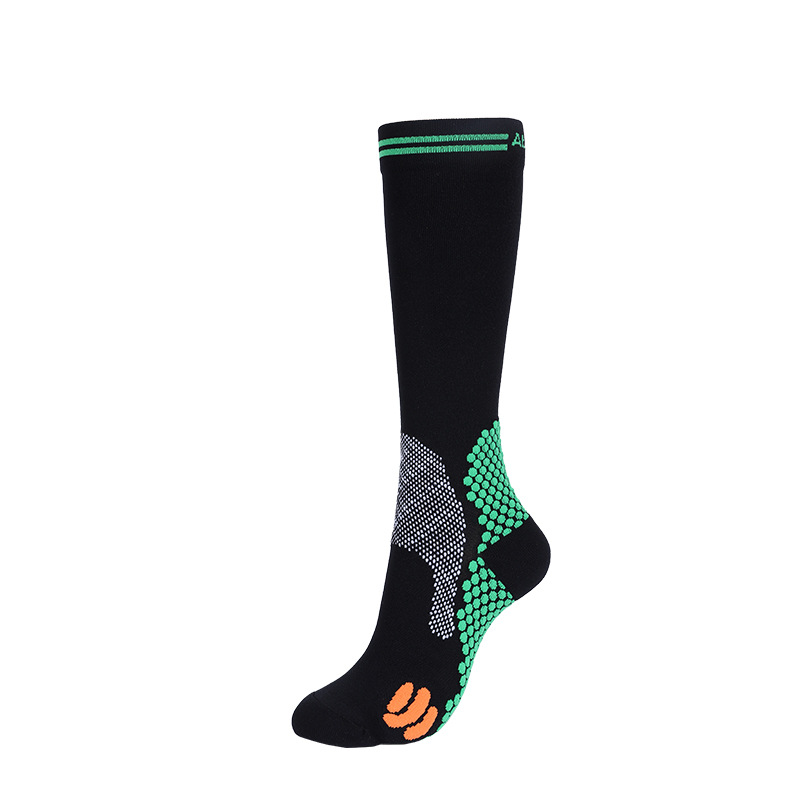 Men's and Women's Running Sports Foreign Trade Socks European and American Elastic Soccer Socks Long Tube Tail Boots Compression Socks Men's Summer