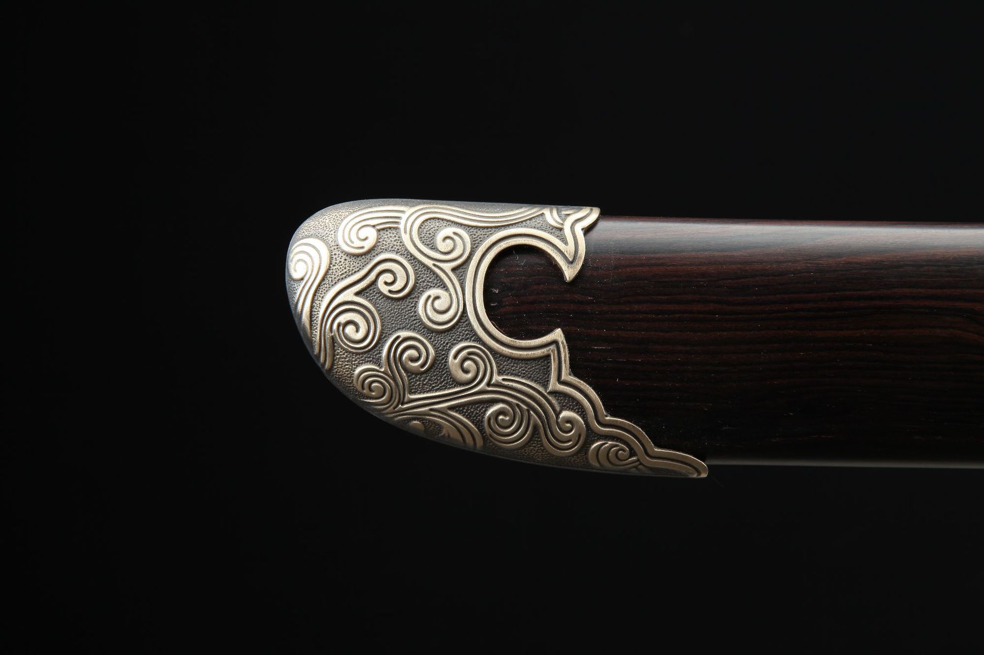 龙泉刀剑工艺收藏品黑檀木手工镇宅宝剑一体唐横刀直刀送礼未开刃