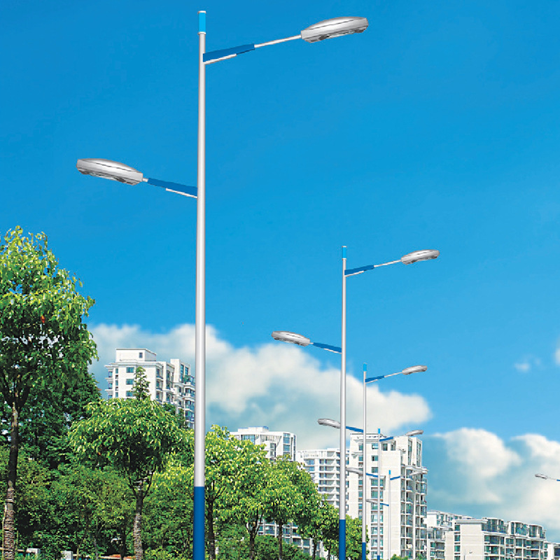 led市电双头路灯 工程高低双臂马路灯 道路照明景观路灯生产