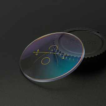 加工定制平顶双光1.56车房树脂镜片加硬加膜看近看远双用眼镜片