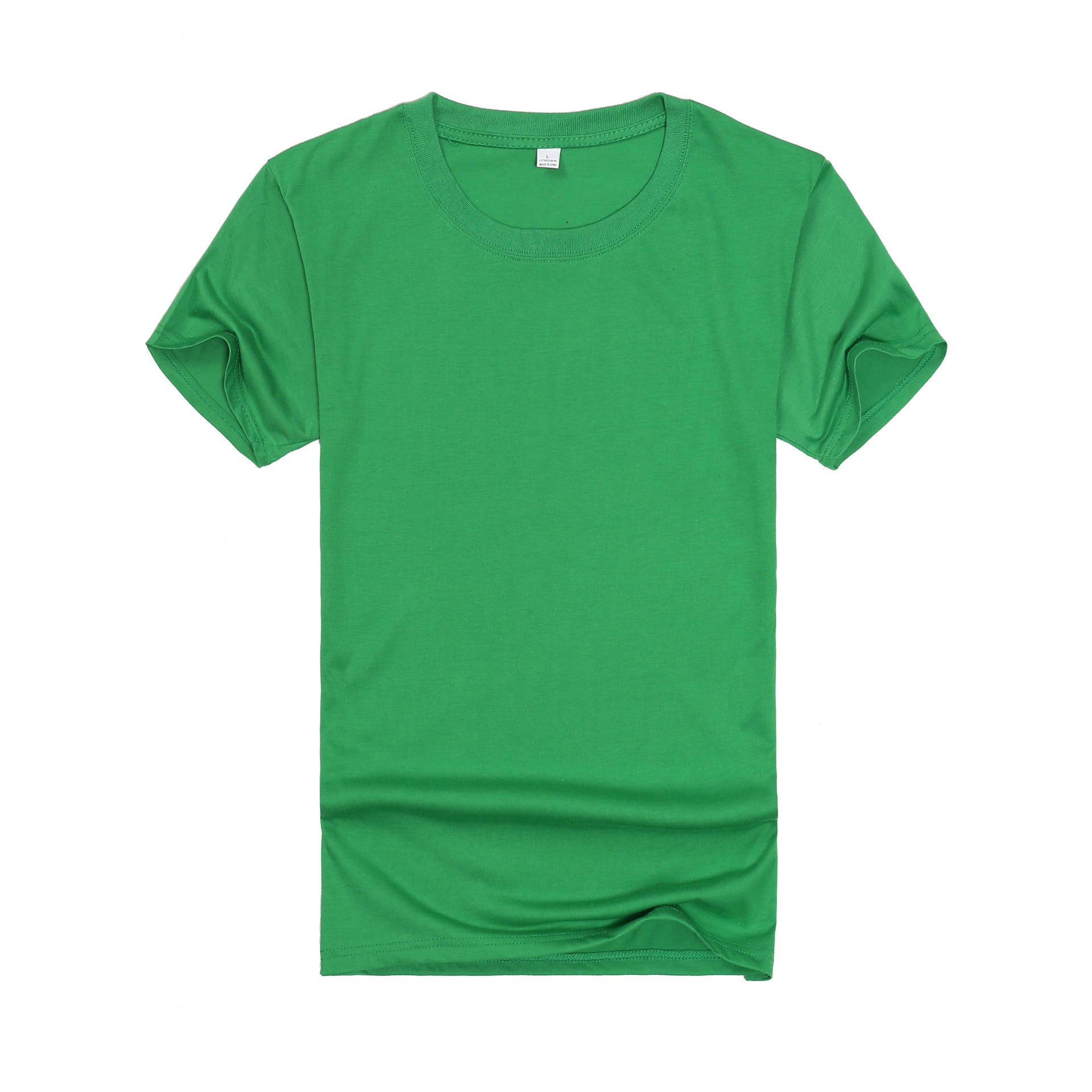 新款180克涤棉圆领包领短袖厂家定制淘宝商城批发代购男女款式