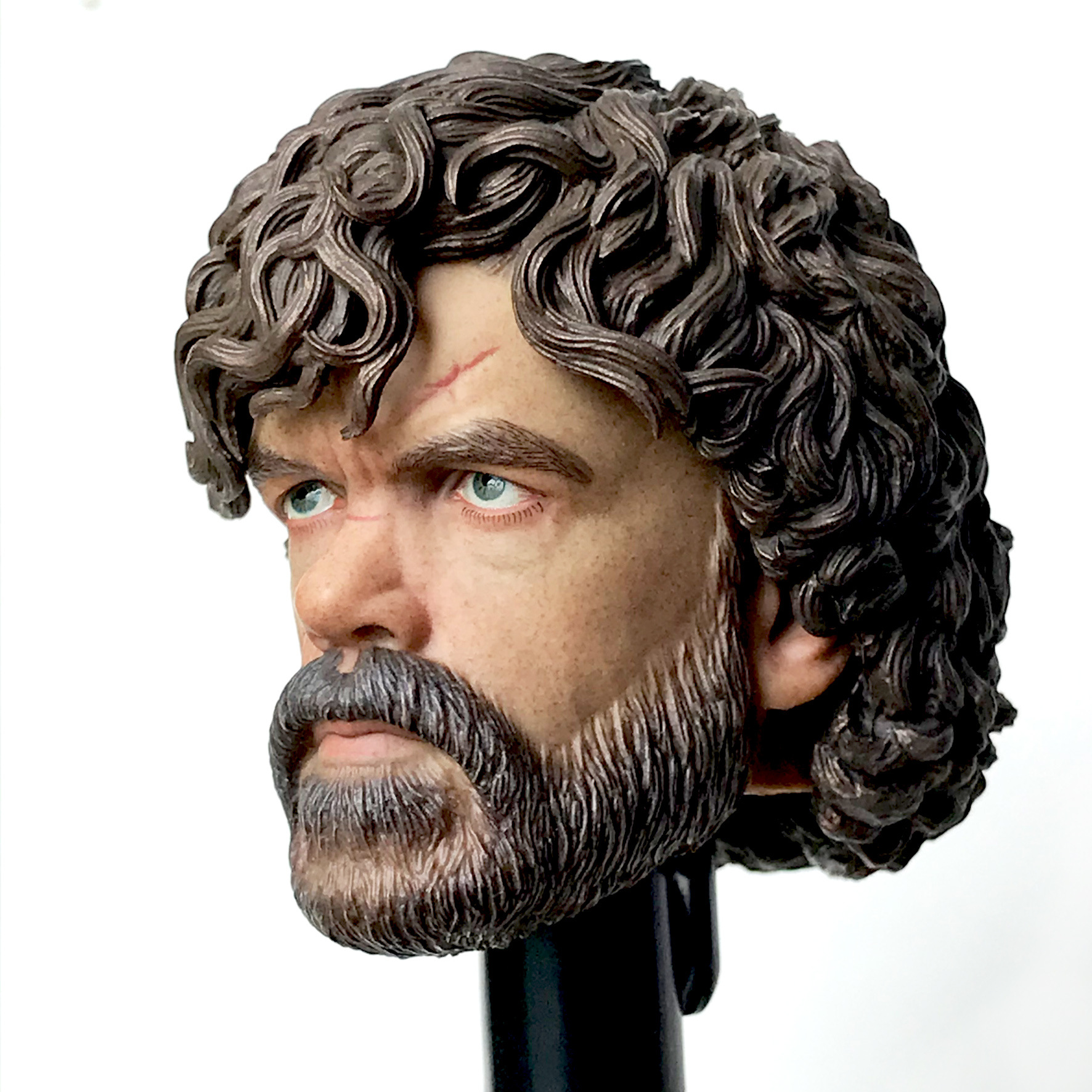 领袖人物形象1:6兵人头雕pvc工艺手办定制可化妆男模素体饰品道具