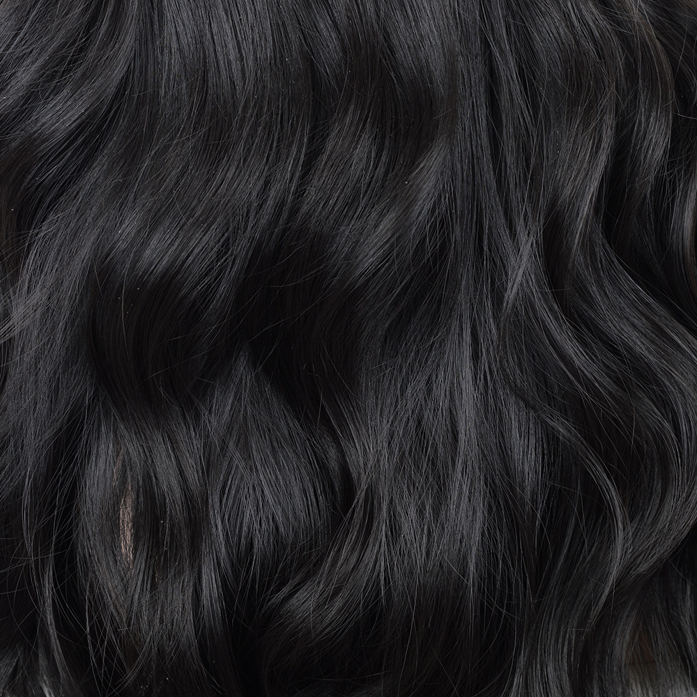 产品品质对比图 我们的头发采用恒隆哑光高温丝,柔顺