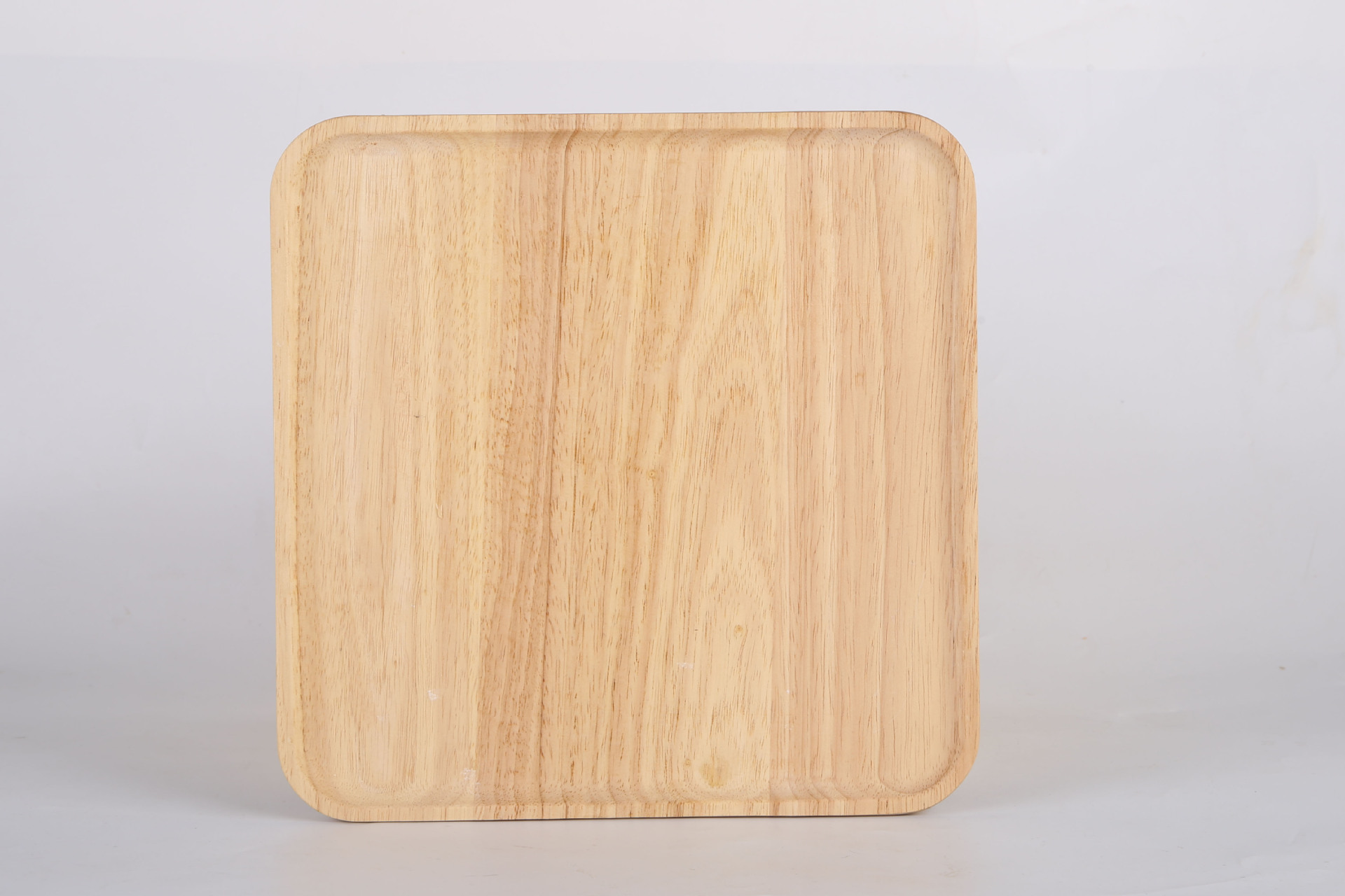 正方形托盘茶盘酒店家用盘子简约水果面包实橡胶木托盘代定制批发