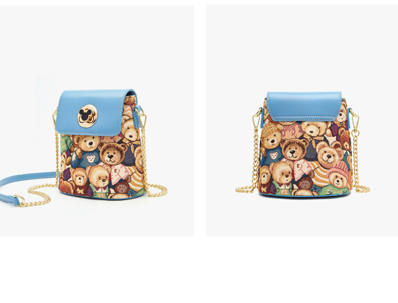 品牌小熊依恋是否出口否外袋种类挖袋提拎部件软把硬度软图案动物包