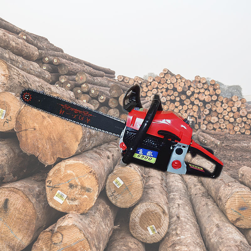 厂家批发大功率汽油链锯 园林伐木修剪锯20寸 家用便携式油锯