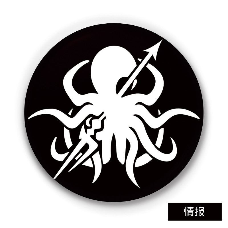 明日方舟标志吧唧罗德岛黑钢国际龙门莱茵生命理智情报学生纪念章