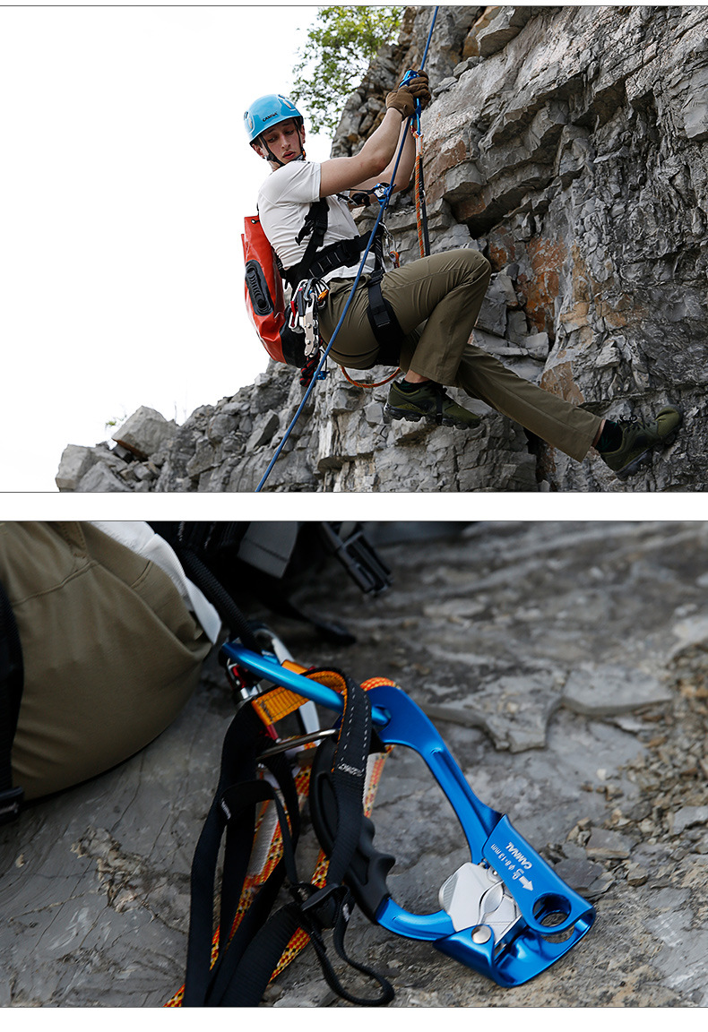 坎乐户外登山攀岩手式上升器爬绳攀爬器绳索上升器止滑器抓绳器