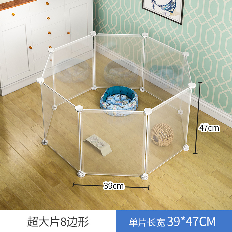 Dog Fence Pet Indoor with Toilet Dog Cat Cage Isolation Gate Fence Free Combination Small and Medium-Sized Dogs Fence