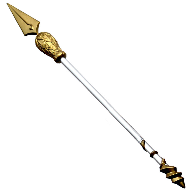 新款火尖枪魔童哪吒降世武器pu刀剑红缨枪玩具周边影视道具火尖枪