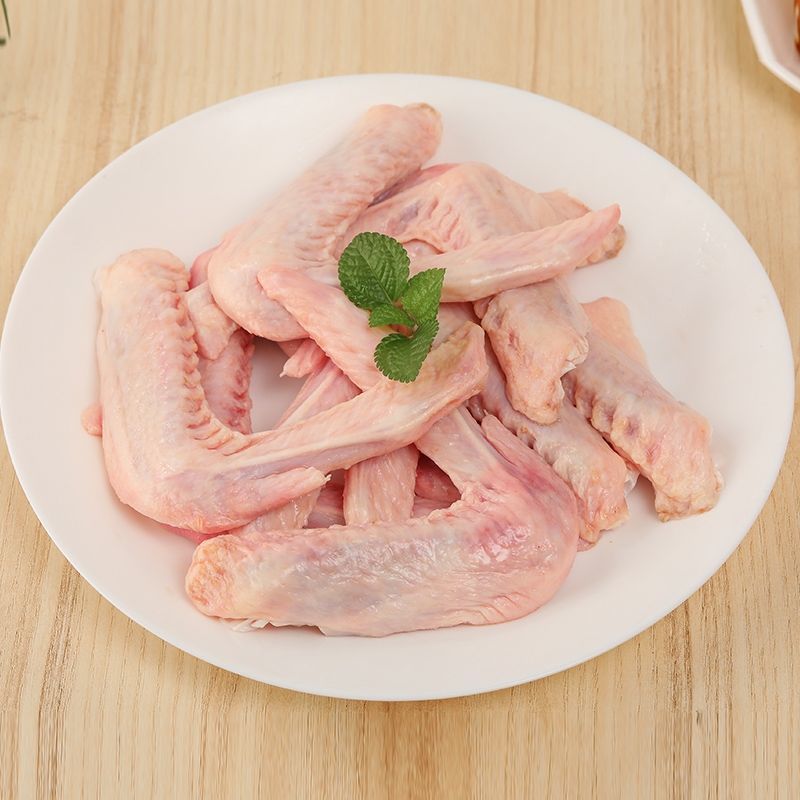 新鲜鸭翅膀冷冻二节翅5斤 生鸭肉鸭货麻辣卤味卤菜烧烤食材