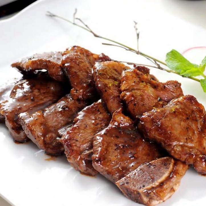 黑椒猪仔骨 猪排骨 料理腌制半成品懒人私房菜厂家直销酒店批发