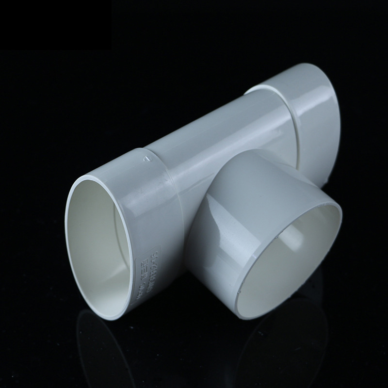 盛业塑胶 pvc110扁管件马桶移位器圆转扁三通正三通扁口三通